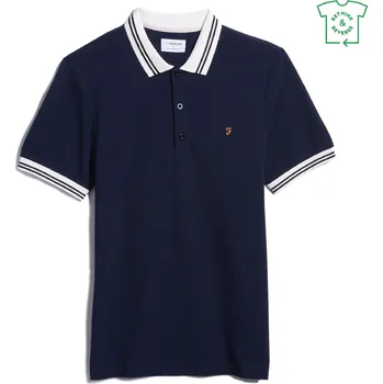 Pánské oblečení Tričko Farah True Navy 1081827 Small