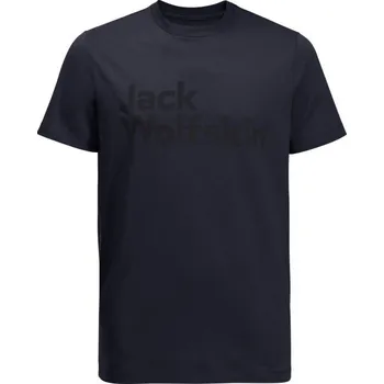 Pánské oblečení Pánské triko Jack Wolfskin BRAND T M M Tmavě modrá