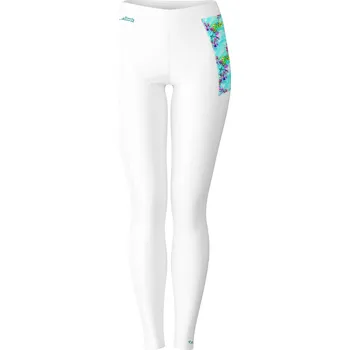 Dámské termo spodky Dámské funkční spodky dlouhé DRAGONFLY bílá Bamboo Light New - Azurová / XXL