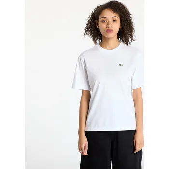 Dámské tričko Tričko LACOSTE Soft Cotton T-shirt White S