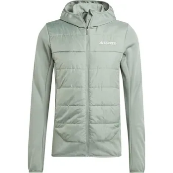 Pánská větrovka Pánská outdoorová bunda adidas TERREX MULTI HYBRID JACKET 2XL Zelená, Bílá