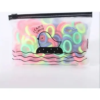 Dětské elastické gumičky do vlasů | doplňky pro děti 100 ks - jasný