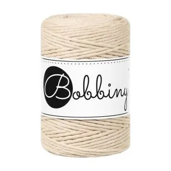 Příze Bobbiny Macrame Cord 1,5 mm 100 m Warm Beige Šňůra