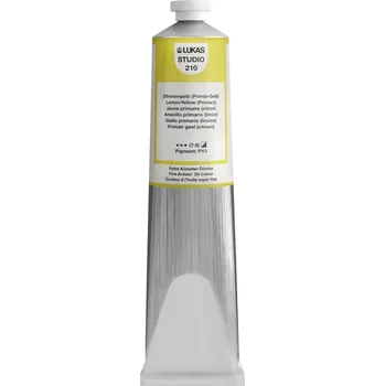 Olejová barva Lukas Studio Aluminium Tube Olejová barva Lemon Yellow (Primary) 200 ml 1 ks