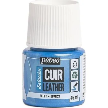 Speciální výtvarná barva Pébéo Setacolor Barva na kůži 42 Duochrome Blue/Green 45 ml 1 ks