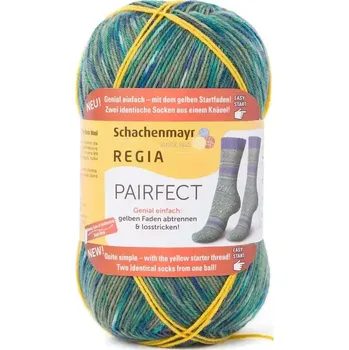 Příze Regia 4-Ply Pairfect 7121 Lagune color (Ponožková příze Regia Pairfect 7121 Lagune color)