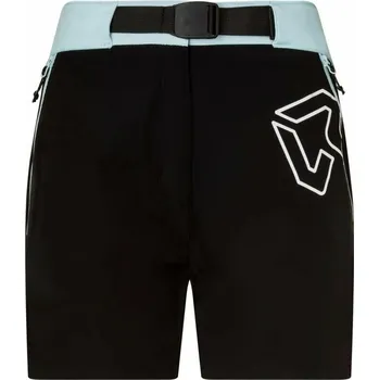 Dámské kraťasy Rock Experience Scarlet Runner Woman Shorts Caviar/Quiet Tide L Kraťasy