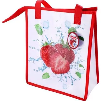 TORO TAŠKA CHLADÍCÍ NA ZIP JAHODA 33X28X13CM_hamashop
