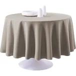 Today Kulatý ubrus OVA, béžový, 180 cm