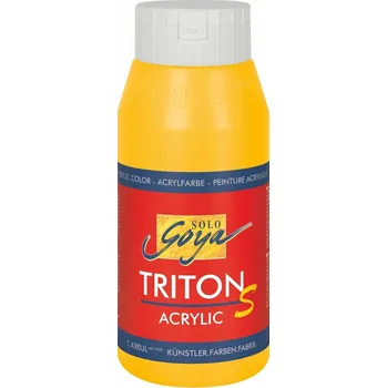 Vodová barva Kreul Triton S Akrylová barva Maize Yellow 750 ml 1 ks