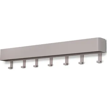 Věšák Šedo-béžový kovový nástěnný věšák s poličkou Dax Play – Spinder Design ID_1616694