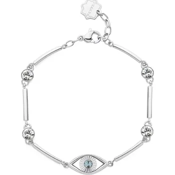 Šperk Brosway Ocelový dámský náramek s krystaly Vševidoucí oko BHKB150 + 2 měsíce na vrácení zboží