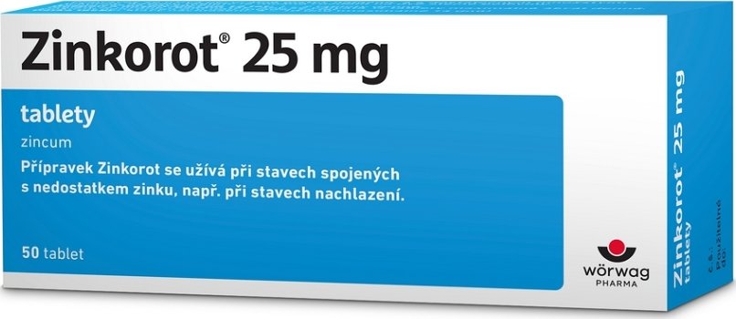 ZINKOROT 25 mg 50 tablet