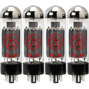 JJ Electronic EL34 Matched Quad Elektronka