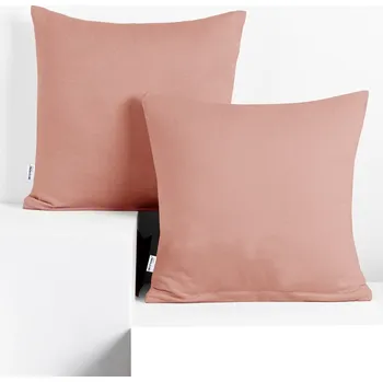 Povlak na dekorativní polštářek Povlaky na polštáře DecoKing Amber broskvové, velikost 50x50*2