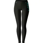 Dámské funkční spodky dlouhé BIRD černá Bamboo Thermo - Azurová / XS