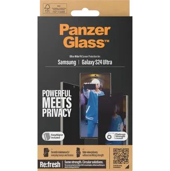 PanzerGlass Ultra Wide Fit Privacy ochranné sklo pro Samsung Galaxy S24 Ultra