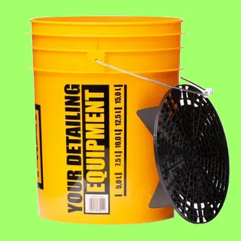 Work Stuff Wash Bucket + Grit Guard detailingový kbelík s vložkou (Work Stuff Wash Bucket + Grit Guard detailingový kbelík s vložkou: perfektní detailingový kbelík s objemem 20 L včetně ochranné vložky Grit Guard.)