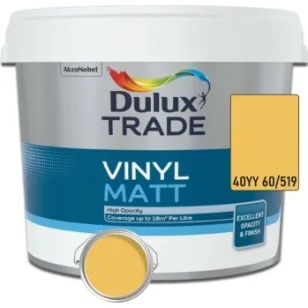 barva na zeď DULUX Trade Vinyl Matt žlutá SUNSHOWER 40YY 60/519 5 l