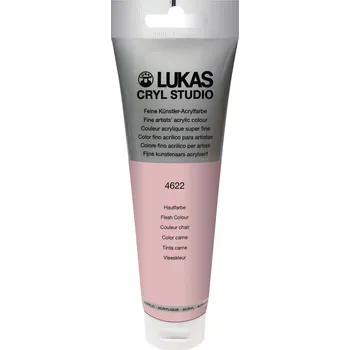 Vodová barva Lukas Cryl Studio Plastic Tube Akrylová barva Peach Pink 125 ml 1 ks