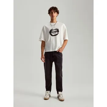 Pánská móda Džíny carrot fit - 28/30 - House - černá - 759DJ-99J