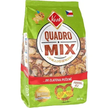 Sušenky Quadro - slaný mix / 200g