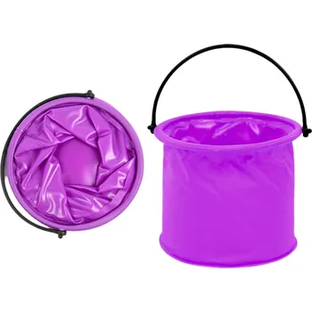 kbelík Skládací kbelík na vodu PVC, multifunkční - fialové