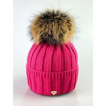 Čepice Stylová dámská čepice Andrea fuchsia, VELIKOST UNI