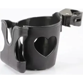 Univerzální 2v1 držák na telefon a lahev na kočárek, kolo, auto | Příslušenství pro kočárek, mobilní držák - černý