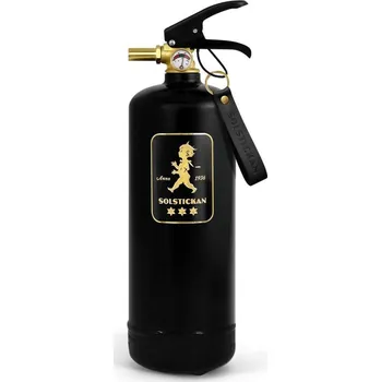 Hasicí přístroj SN - HASICÍ PŘÍSTROJ 2 KG Černá lesklá / zlatý lesklý emblém