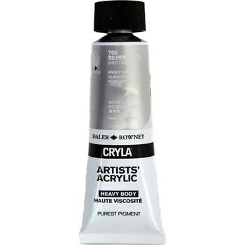 Vodová barva Daler Rowney Cryla Artists’ Akrylová barva Silver 75 ml 1 ks
