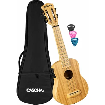 Ukulele Cascha HH 2312E Bambus Sopránové ukulele