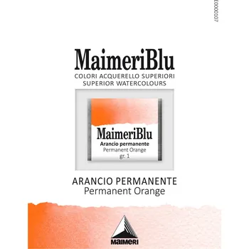 Vodová barva Maimeri Blu Akvarelová barva Permanent Orange 062 1,5 ml 1 ks