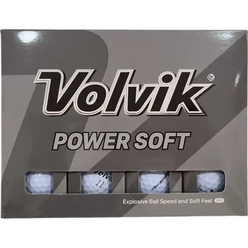 Golfový míček Volvik Power Soft 2024 White 12 Golfové míčky
