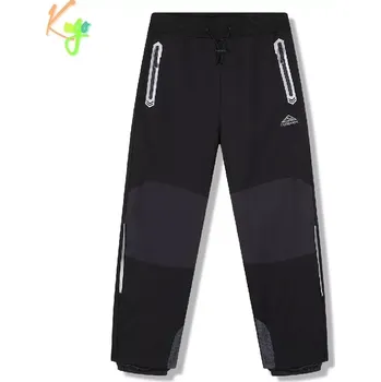 Chlapecké kalhoty Dětské softshellové kalhoty nezateplené Kugo HK5656 černé