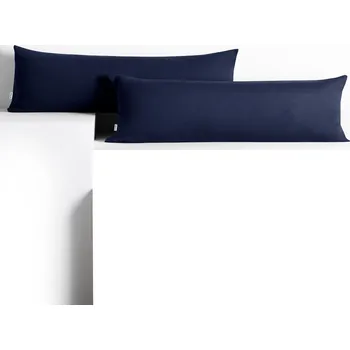 Povlak na dekorativní polštářek Povlaky na polštáře Amber tmavě modré, velikost 40x145*2