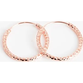 Náušnice Stříbrné pozlacené naušnice kroužky SVLE0216XD5R016