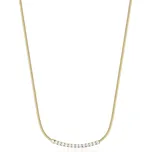 Brosway Jemný pozlacený náhrdelník s čirými krystaly Desideri BEIN007 + 2 měsíce na vrácení zboží