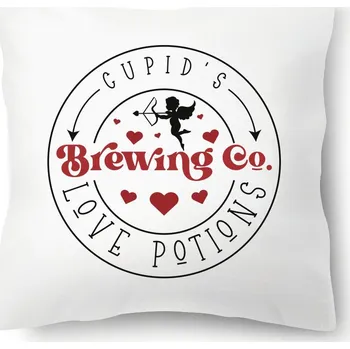 Dekorativní polštářek Polštář z lásky - CUPID´S BREWING CO. LOVE POTIONS