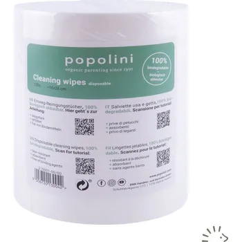 Papírový kapesník PoPoLiNi Separační pleny v roli celulóza/viskóza 120 útržků