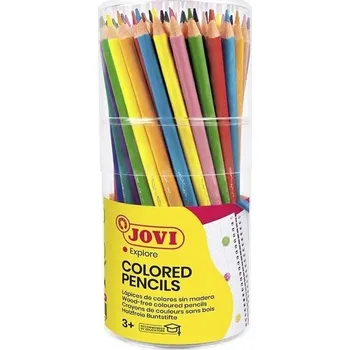 Kresba Jovi Non-Wooden Triangular Pencils Sada barevných tužek 84 pcs