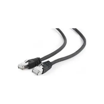 Počítač Gembird PP6A-LSZHCU-BK-0.5M patch, S/FTP Cat. 6A LSZH, 0.5m, černý