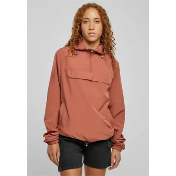 Dámská větrovka Dámská jarní/podzimní bunda Urban Classics Ladies Basic Pullover - hnědá XS