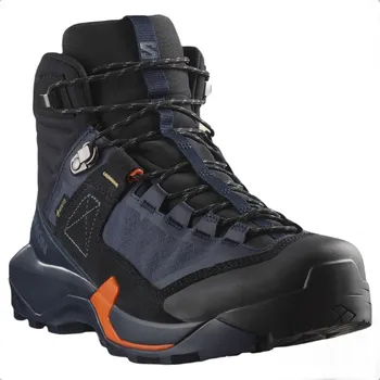 Pánská treková obuv Salomon X Ultra Alpine Mid GTX M L47686500 - blue nights/black/red orange 42