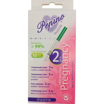 Diagnostický test Pepino těhotenský test Dipstrip 2 ks