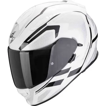 Helma na motorku SCORPION přilba EXO-491 Kripta white/black - L