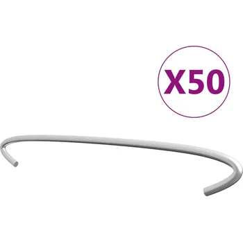 Příslušenství pro plot Gabionová táhla 50 ks pozinkovaná ocel 40 cm IM_145623