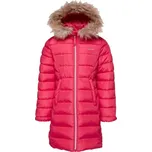 Dívčí zimní kabát LOAP INDALA 134/140 Růžová, Hnědá