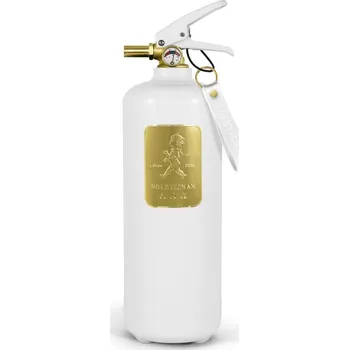 Hasicí přístroj SN - HASICÍ PŘÍSTROJ 2 KG Bílá lesklá / zlatý lesklý emblém
