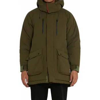 Deus Ex Machina Hiemal Padded Long Jacket Moss Green M Lyžařská bunda